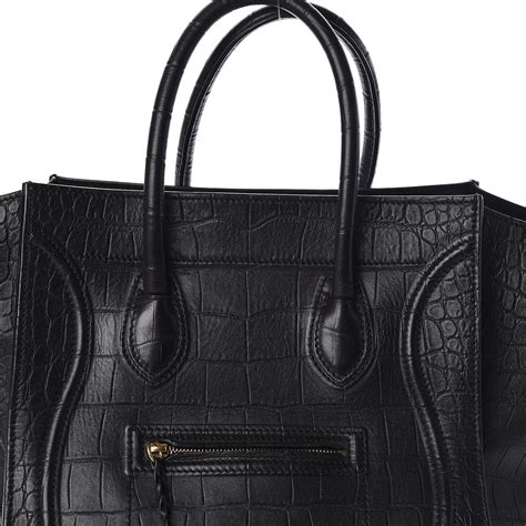 celine croc embossed phantom bag price|CELINE Crocodile Embossed Calfskin Medium Phantom .